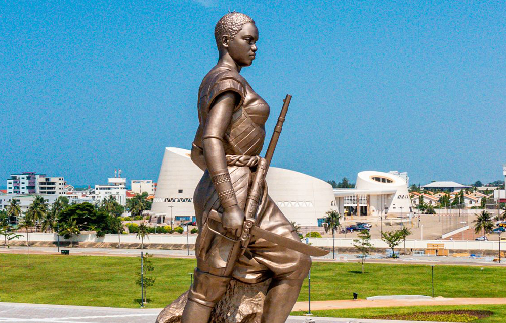 Place de l'Amazone au Bénin