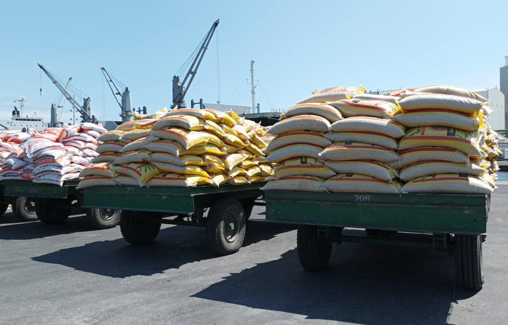 Importation de riz au Bénin, Premier trimestre 2025