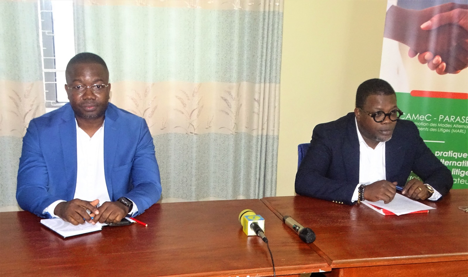 Dr Comlan Félix Fagnibo & Alain Amoussoukpevi, président du Camec Bénin