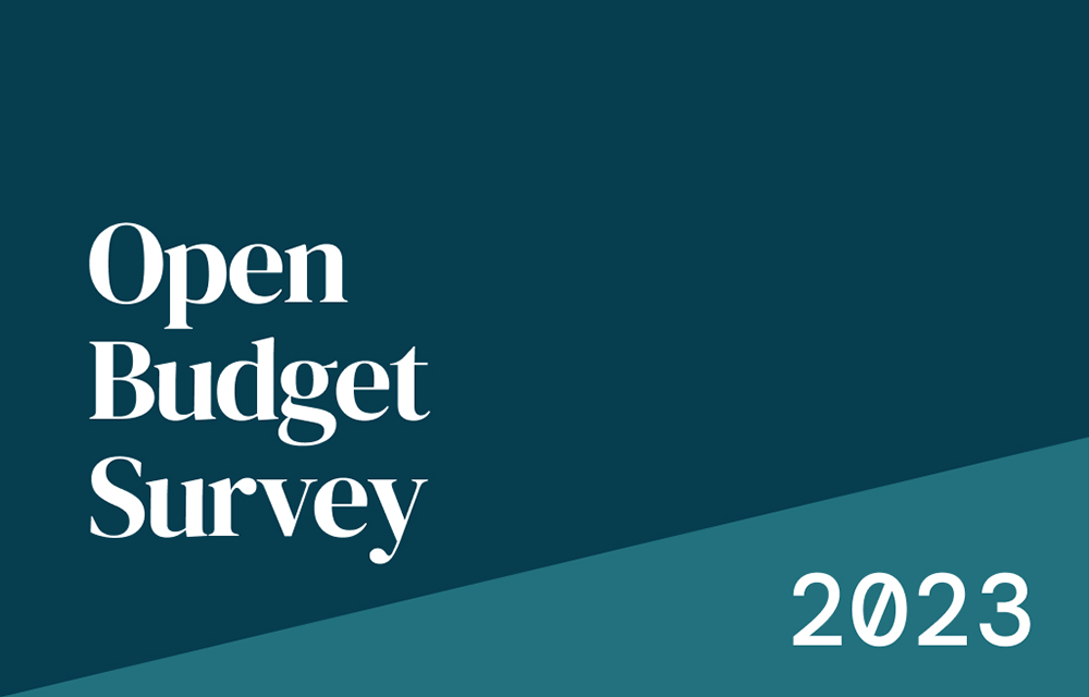 Enquête sur le Budget Ouvert (EBO) 2023 réalisé par International Budget Partnership (IBP).