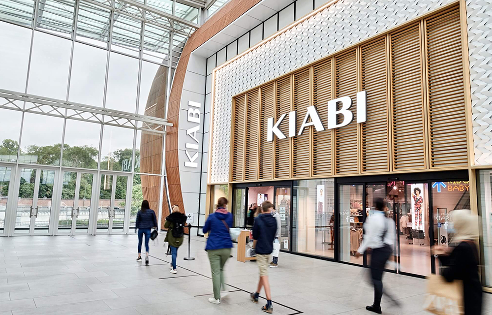 Magasin de vêtements KIABI à Bruxelles, Belgique.