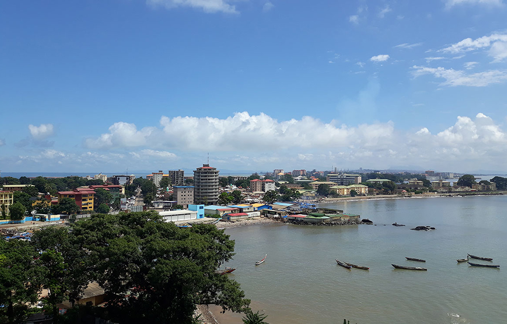 Centre ville Conakry, Guinée.