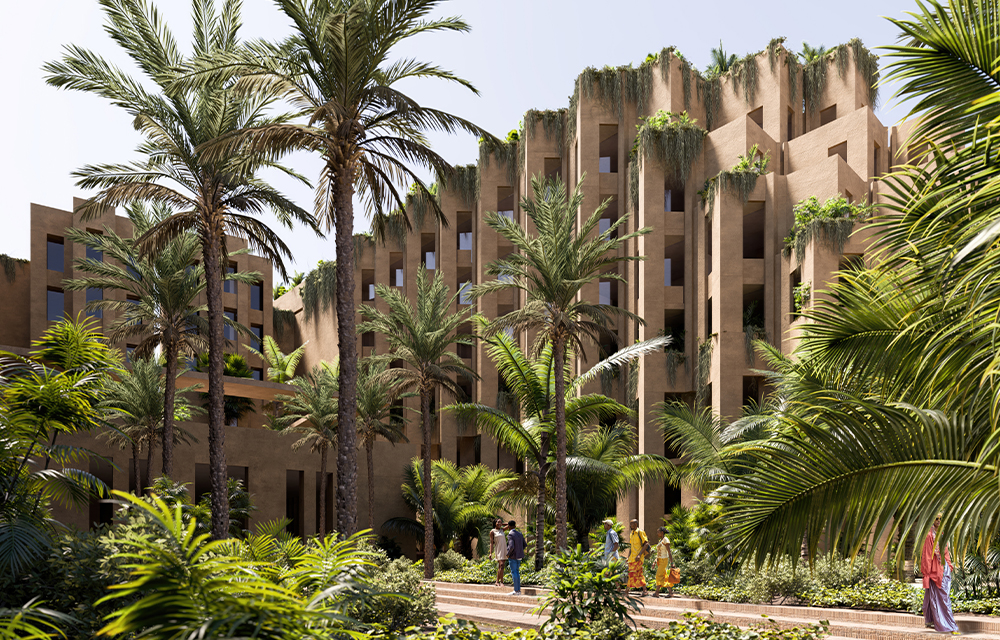 Maquette Hilton Cotonou