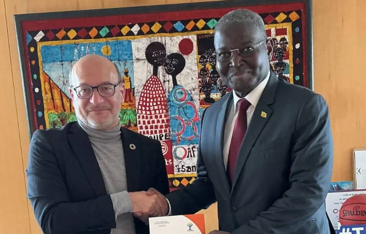 Rémy Rioux, Directeur Général AFD et Abdoulaye Diop, Président de la Commission de l'UEMOA
