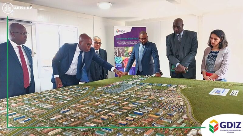 GDIZ: une délégation de la Banque Africaine de Développement (BAD) en visite au Bénin  