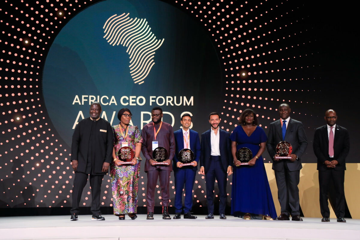 Photo: les lauréats d'Africa Ceo Forum Awards 2023