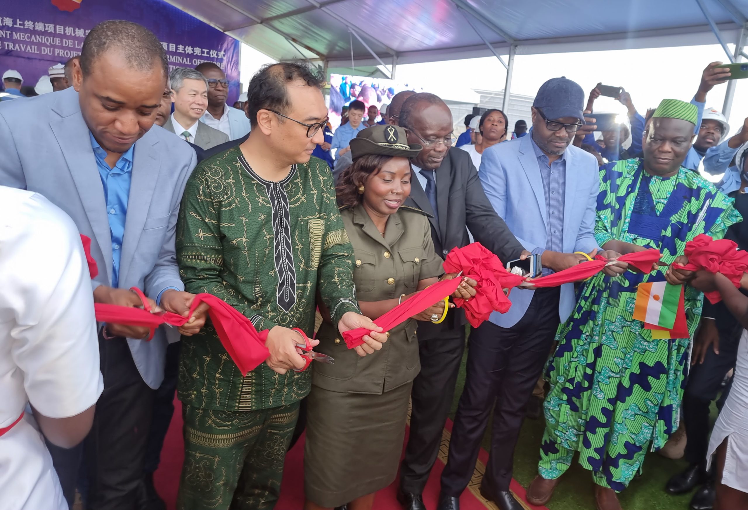 Photo: Pipeline d'Export Niger-Bénin : Fin des travaux de la construction mécanique à Sèmè kraké