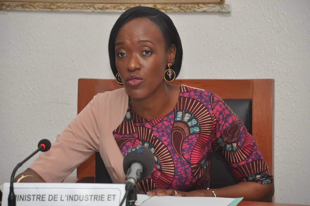 Photo: Shadiya Alimatou Assouman, ministre de l’industrie et du commerce.