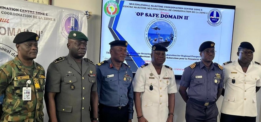 Photo: Lancement de Safe Domain II, une opération pour lutter contre la piraterie maritime dans le Golfe de Guinée