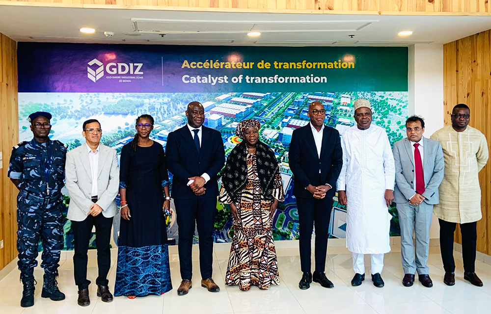 La vice-présidente Talata en visite à la GDIZ