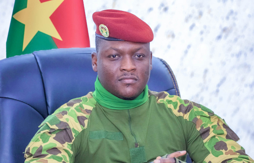 Capitaine Ibrahim Traoré, Président de la transition au Burkina Faso.