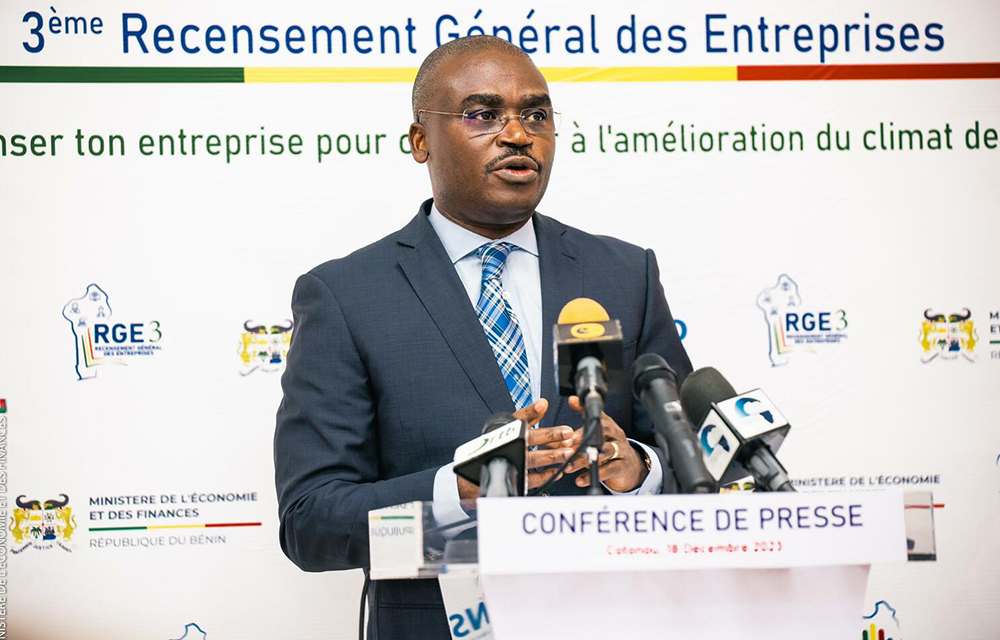 Laurent Hounsa, Directeur Général de l’Institut National de la Statistique et de la Démographie (INStaD).