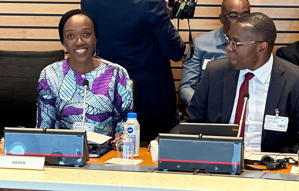 La Ministre Shadiya Assouman à Washington DC, au Forum African Growth and Opportunity Act (AGOA).
