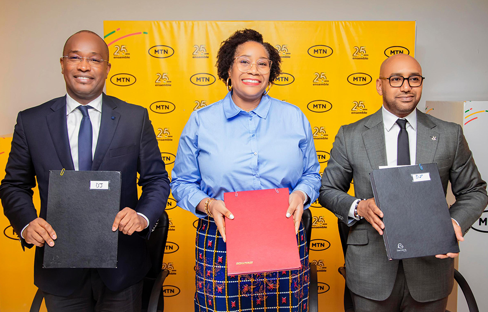 MTN Bénin a procédé à la signature d’un protocole d’accord de financement syndiqué de 65 milliards de francs Cfa avec un consortium de banques mené par Banque Atlantique.
