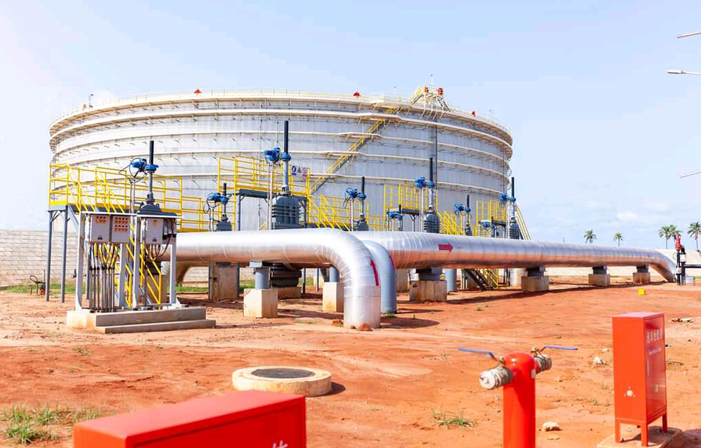 Site de chargement du pétrole