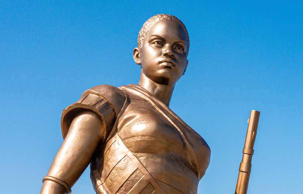 Statue de l'Amazone au Bénin