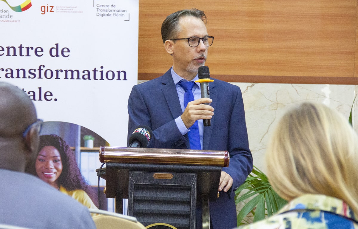 Falk Négrazus, responsable du CTD Bénin