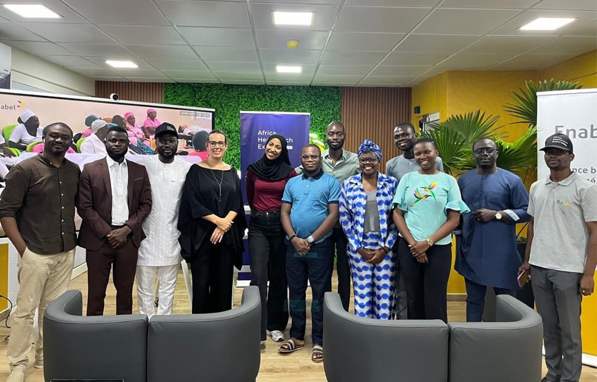 Photo de famille lors de la cérémonie de lancement de la première édition de Africa HealthTech Export 2025