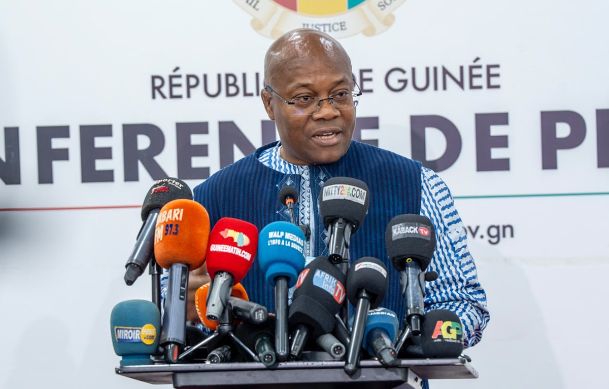 Ousmane Gaoual Diallo, porte-parole du gouvernement et ministre des Transports de la Guinée