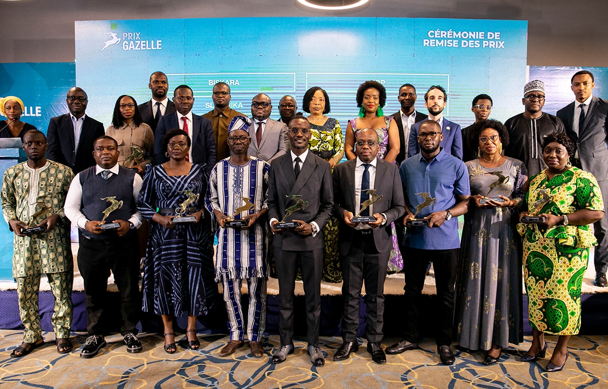 Cérémonie de remise des Prix de la première édition du Prix Gazelle.