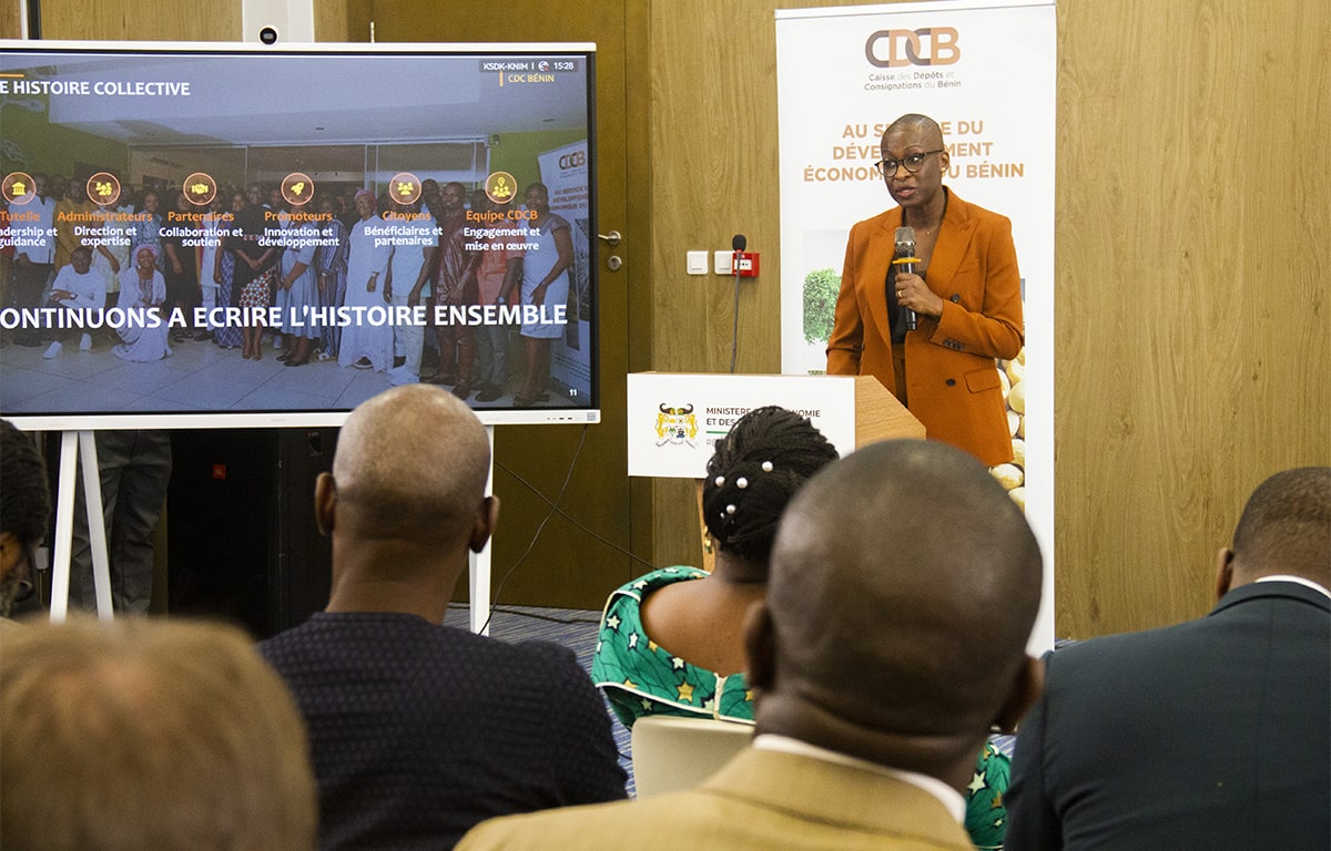 CDC Bénin Talk spécial 5 ans, le 18 décembre 2025 au ministère de l’Économie et des Finances.
