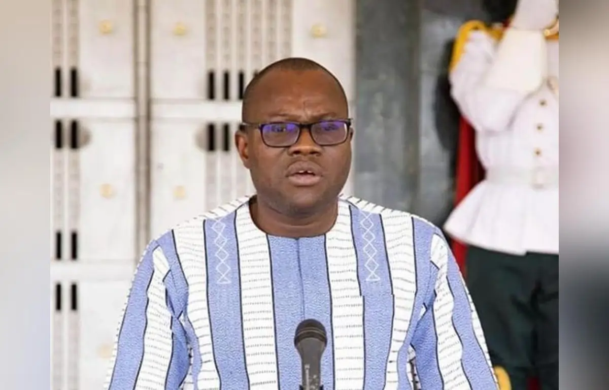 Aboubakar Nacanabo, ministre de l'Économie, des Finances et de la Prospective du Burkina Faso