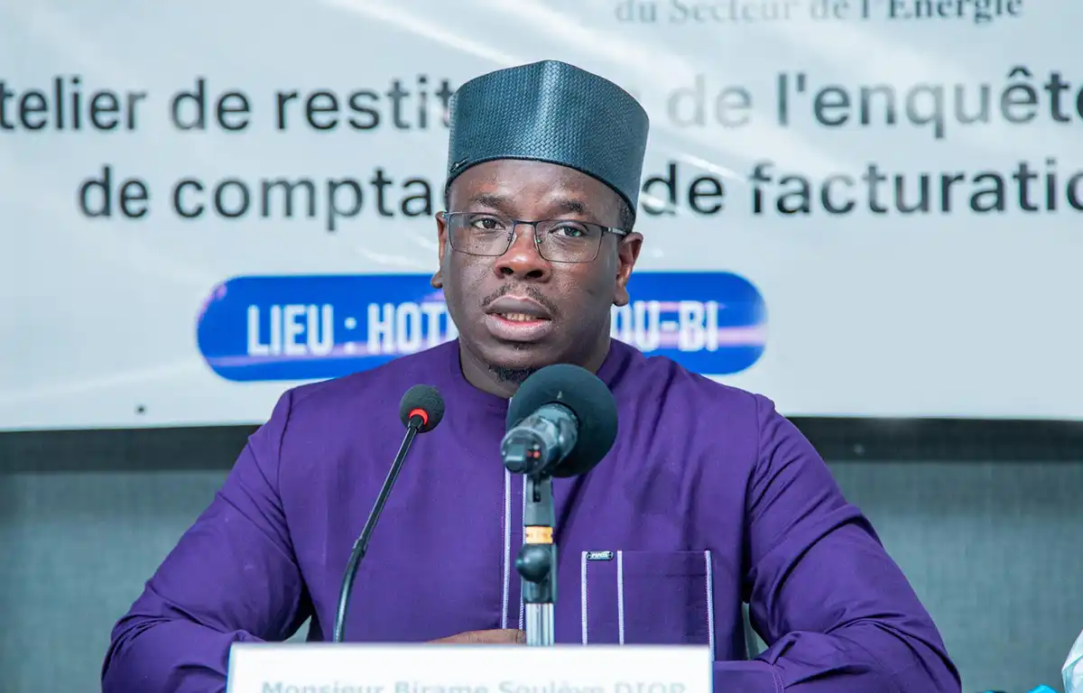 Birame Soulèye Diop, ministre de l'Énergie, du Pétrole et des Mines du Sénégal
