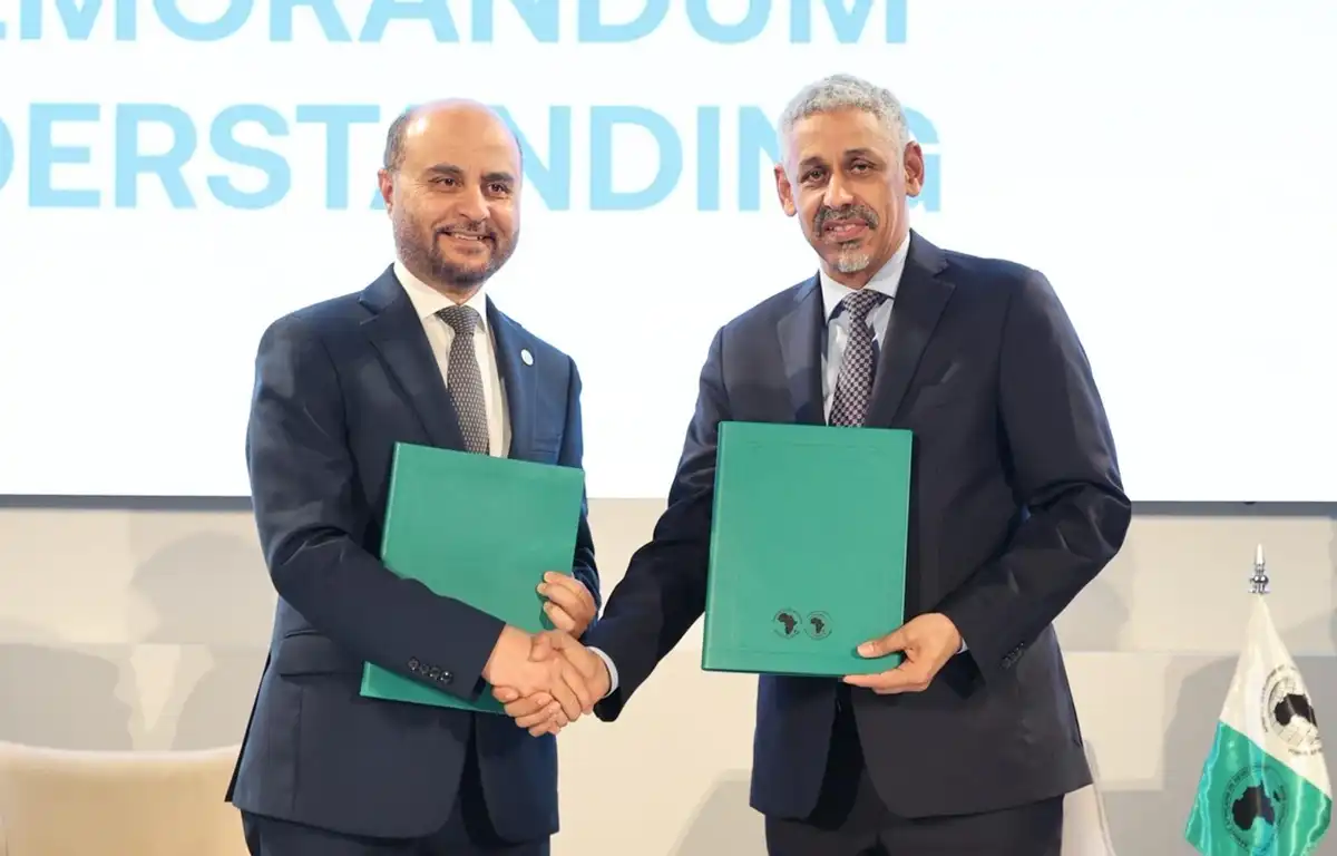 Abdulhamid Alkhalifa, président du Fonds de l’OPEP et Sidi Ould Tah, Président de la Banque africaine de développement