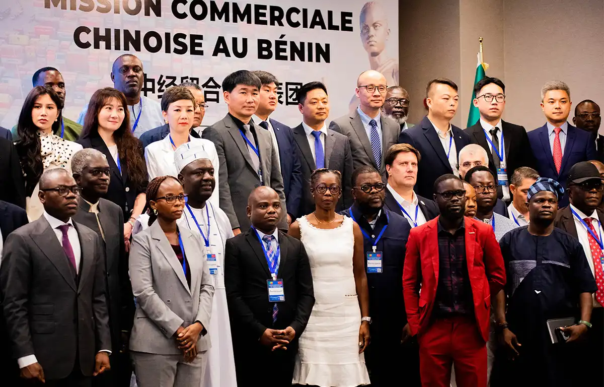 Les participants de la mission économique et commerciale chinoise tenue du 6 au 10 janvier 2026