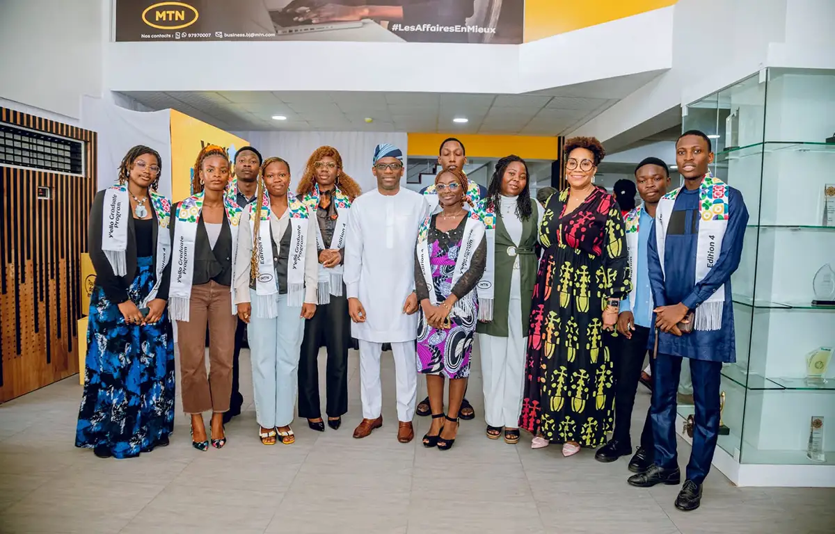 Cérémonie officielle marquant la fin de parcours de la troisième cohorte du Y’ello Graduate Program de MTN Bénin.