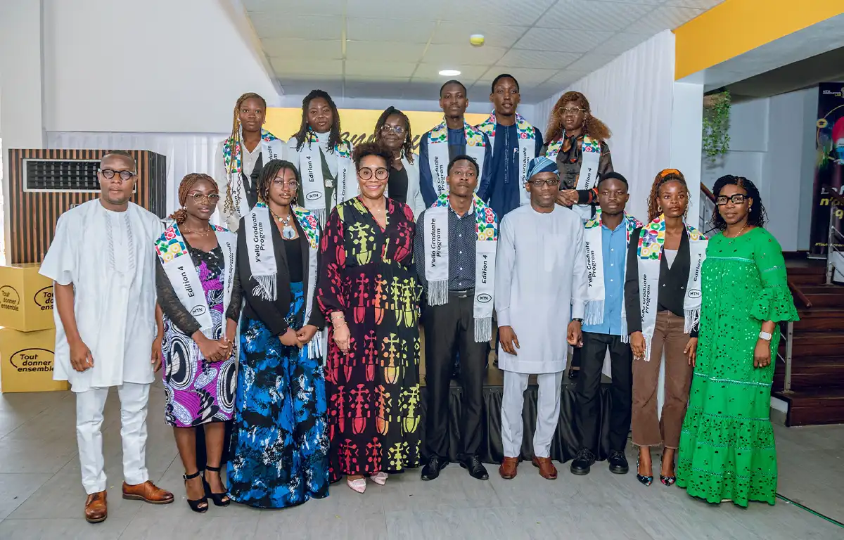 Cérémonie officielle marquant la fin de parcours de la troisième cohorte du Y’ello Graduate Program de MTN Bénin.