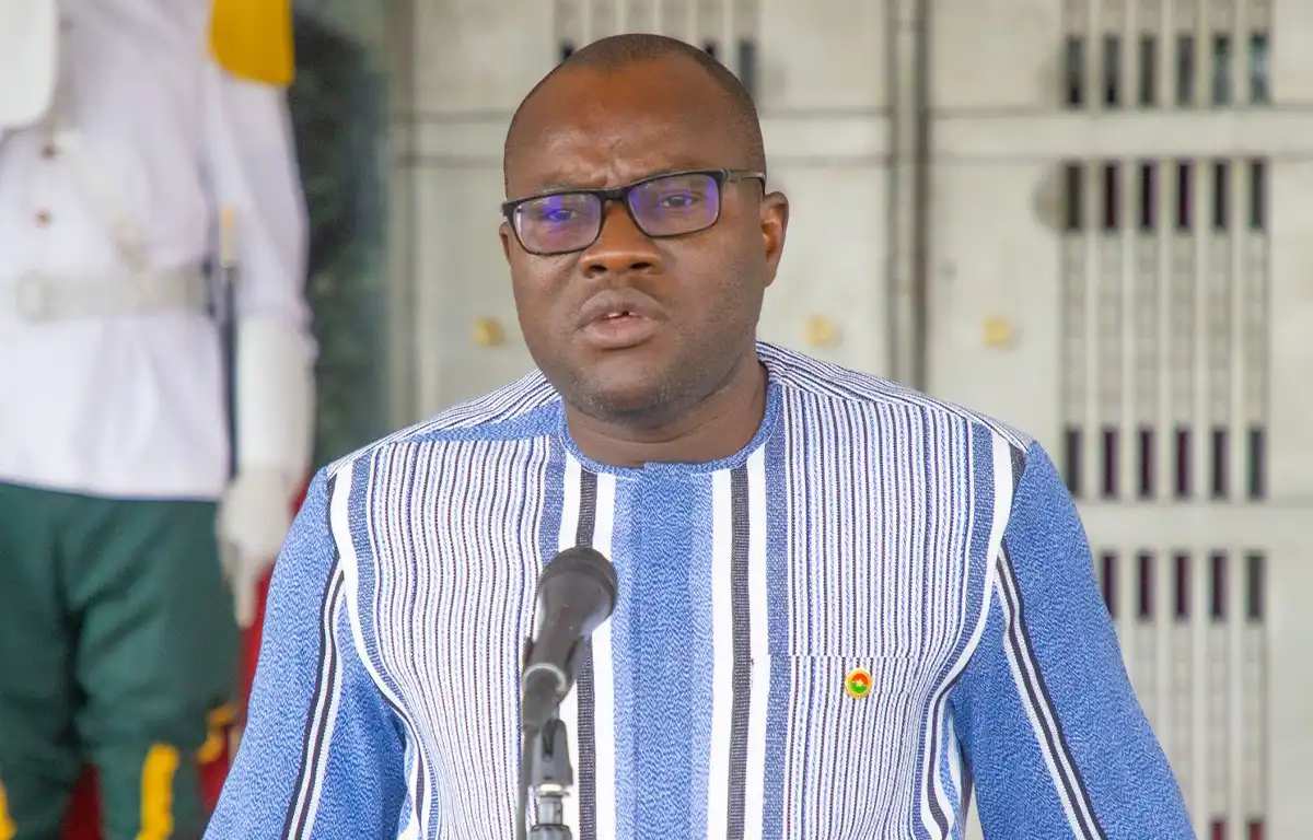 Aboubakar Nacanabo, ministre de l'Économie, des Finances et de la Prospective du Burkina Faso