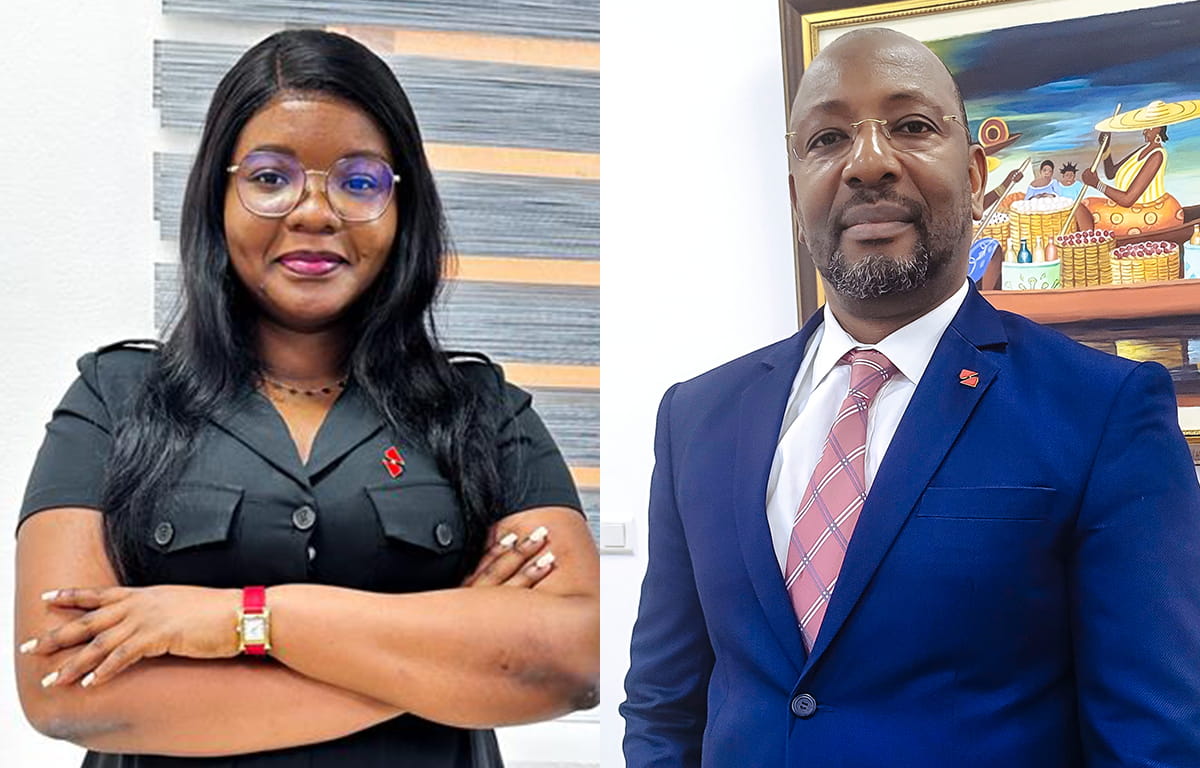 Charles Koné, CEO UBA Bénin & Astrid Codjoseignon, CEO Of The Day 2026