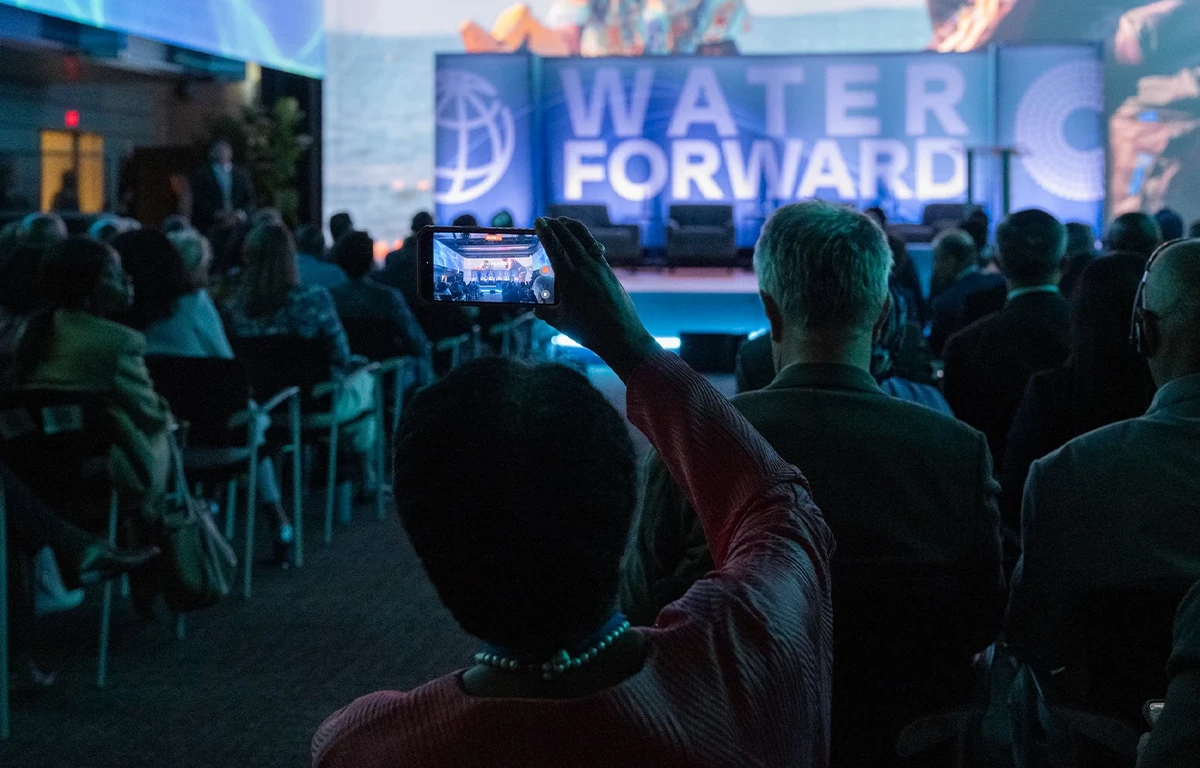 Lancement de Water Forward, une initiative mondiale destinée à améliorer la sécurité hydrique