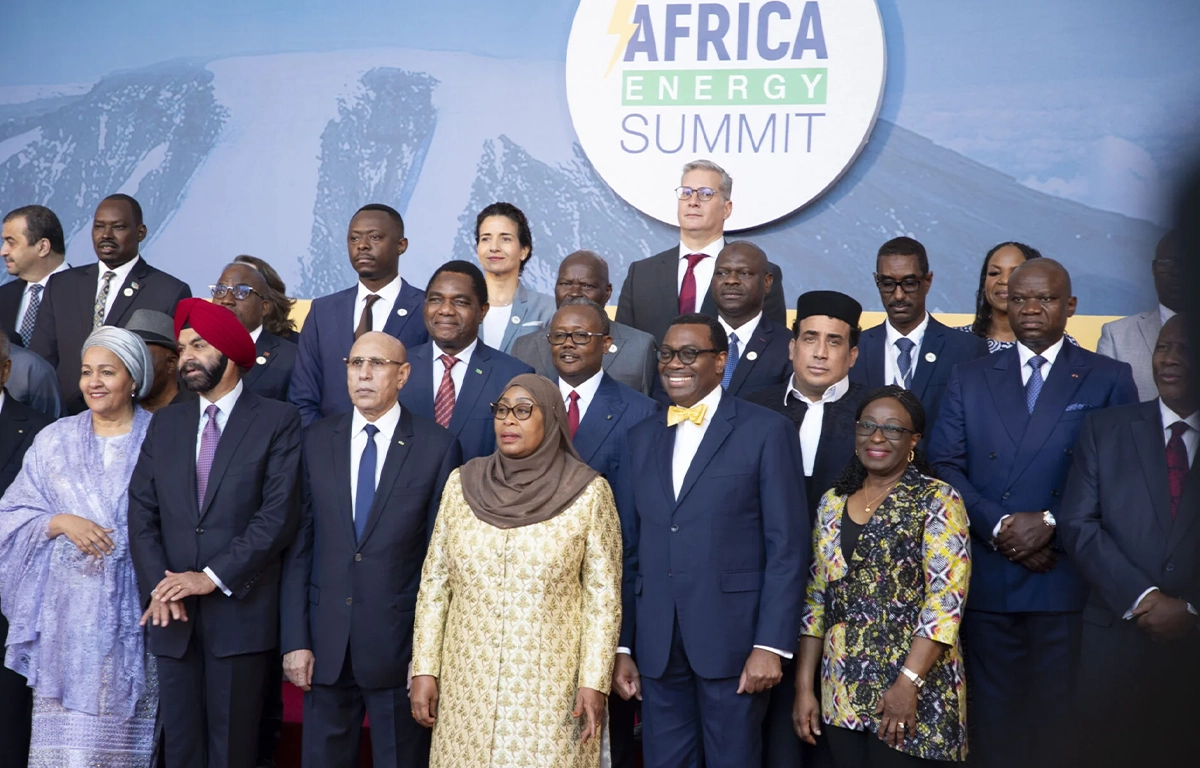 Les chefs d'État et de gouvernement africains lors du Sommet africain de l’énergie de Dar es Salam en janvier 2025.