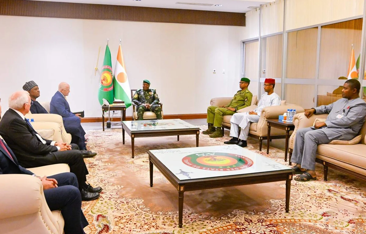 Le président nigérien Abdourahamane Tiani a reçu en audience le 18 mai une délégation de Global Atomic Corporation