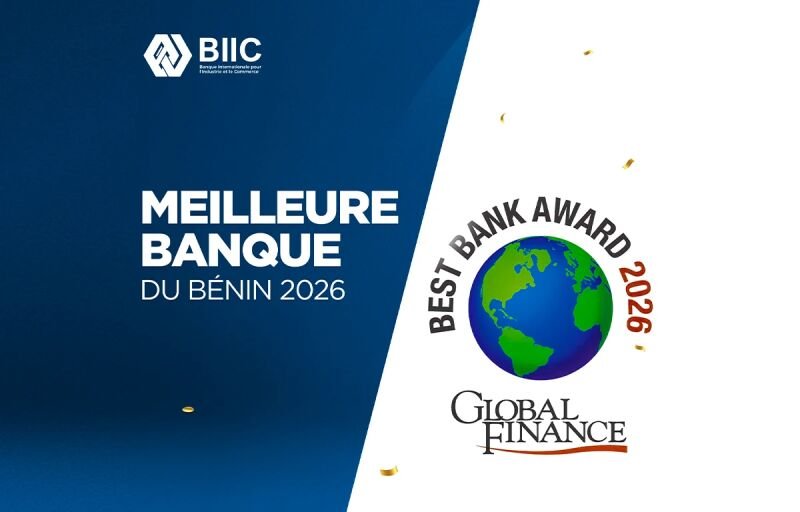 Global Finance 2026 : La BIIC désignée meilleure banque du Bénin 