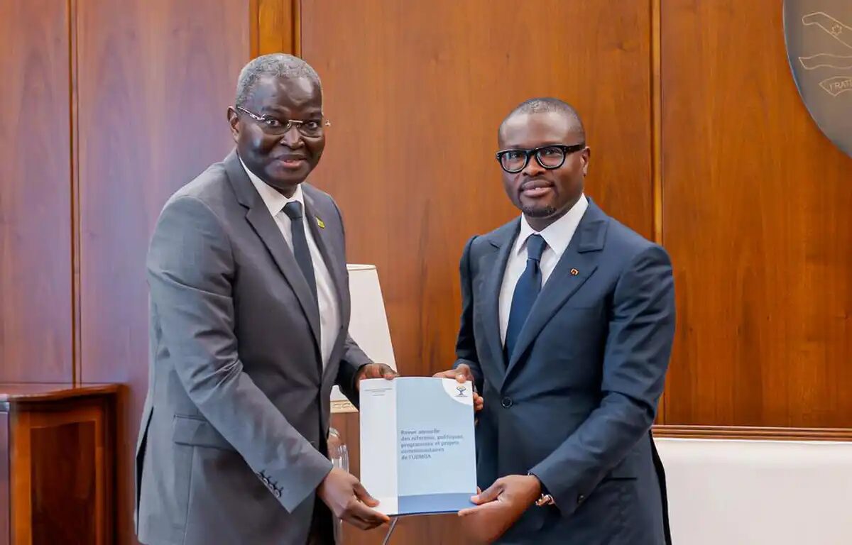 UEMOA : Abdoulaye Diop présente à Romuald Wadagni les résultats de la revue des réformes au Bénin