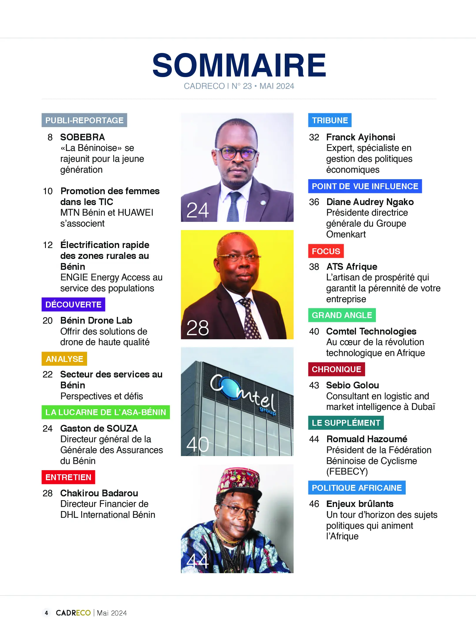 Page 4 du sommaire