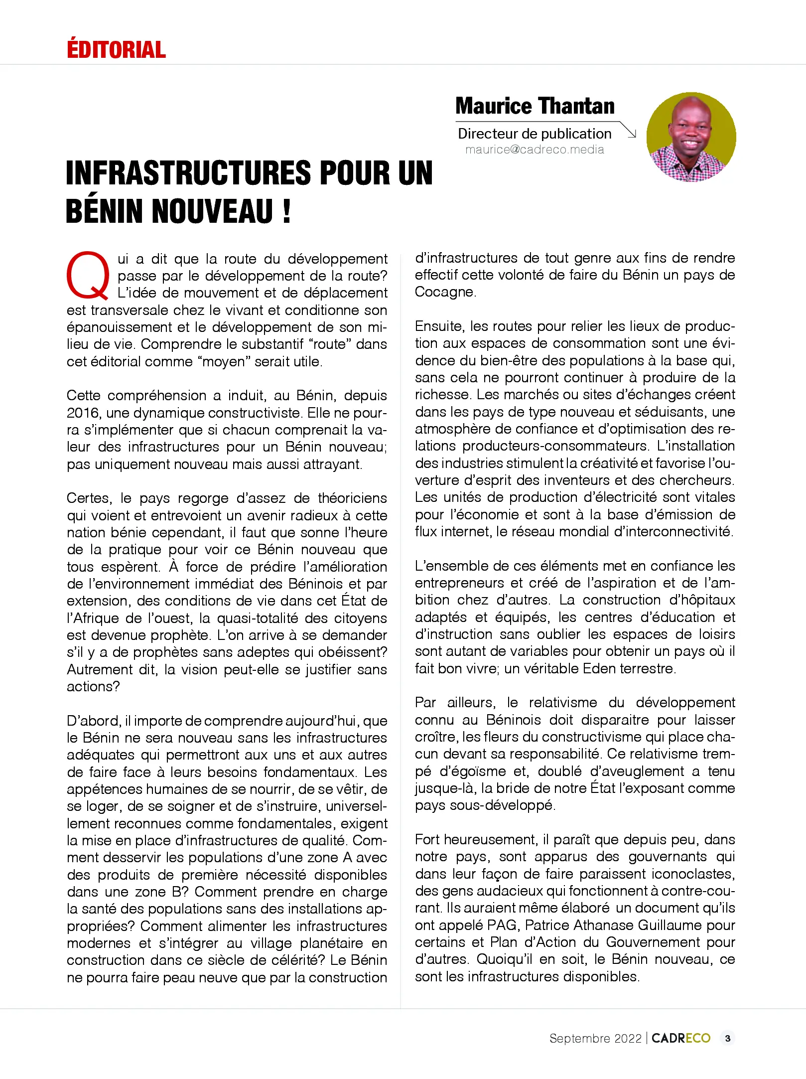 Page 3 du sommaire
