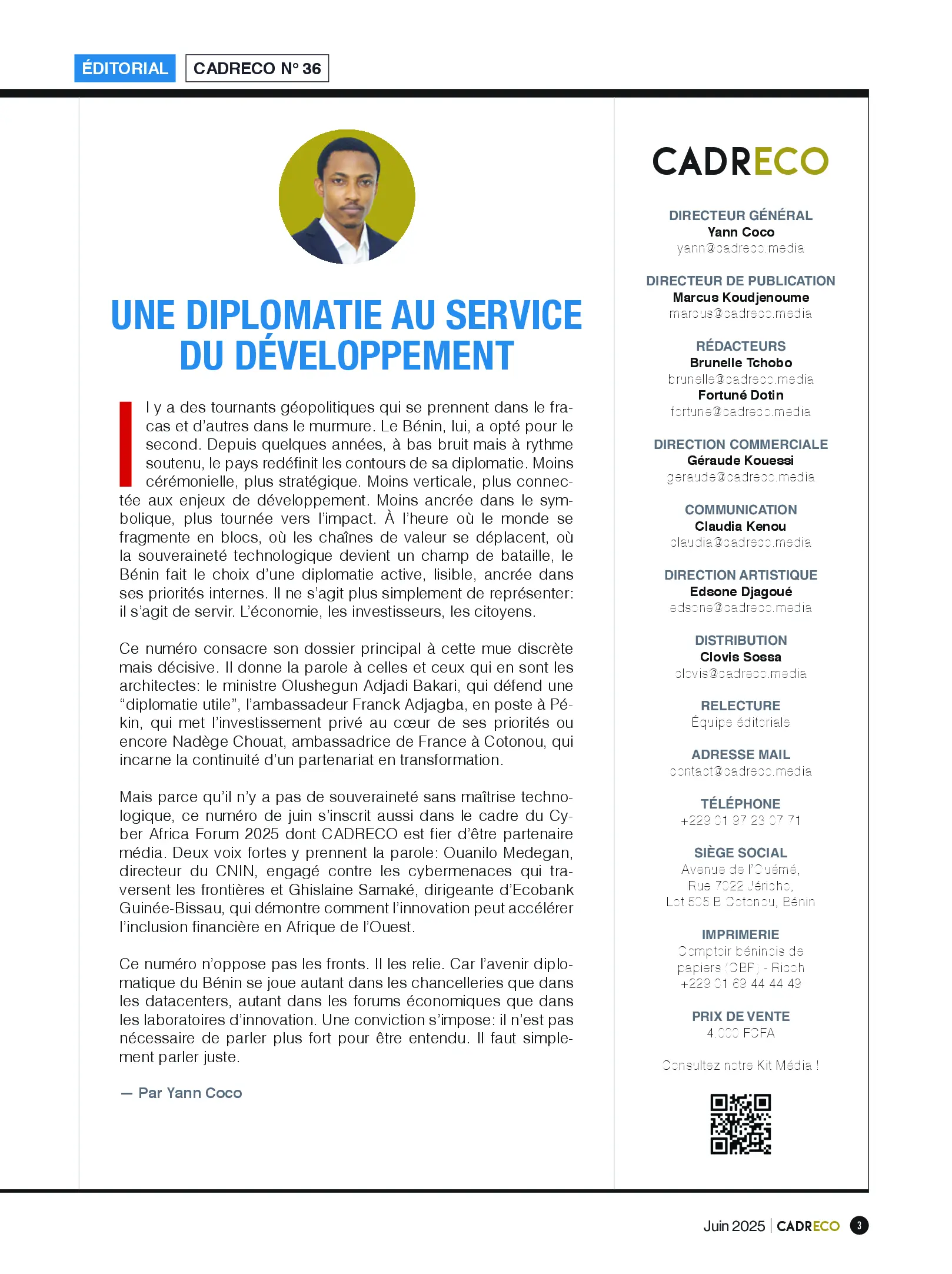 Page 3 du sommaire