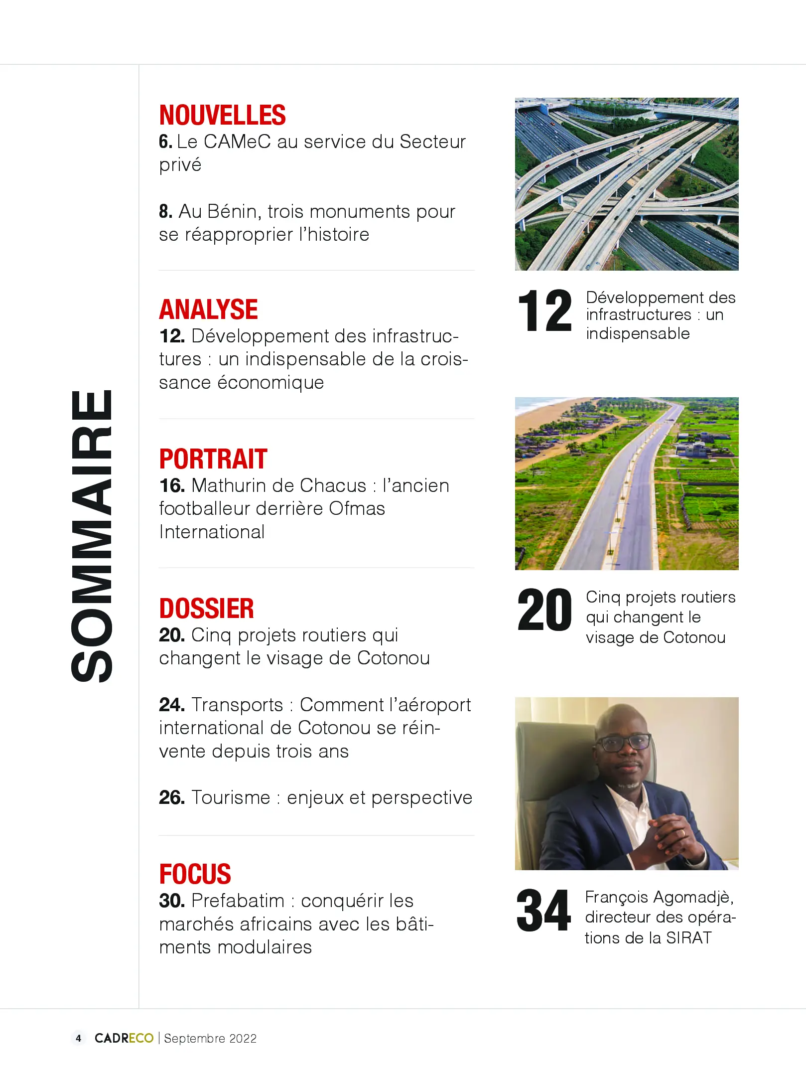 Page 4 du sommaire