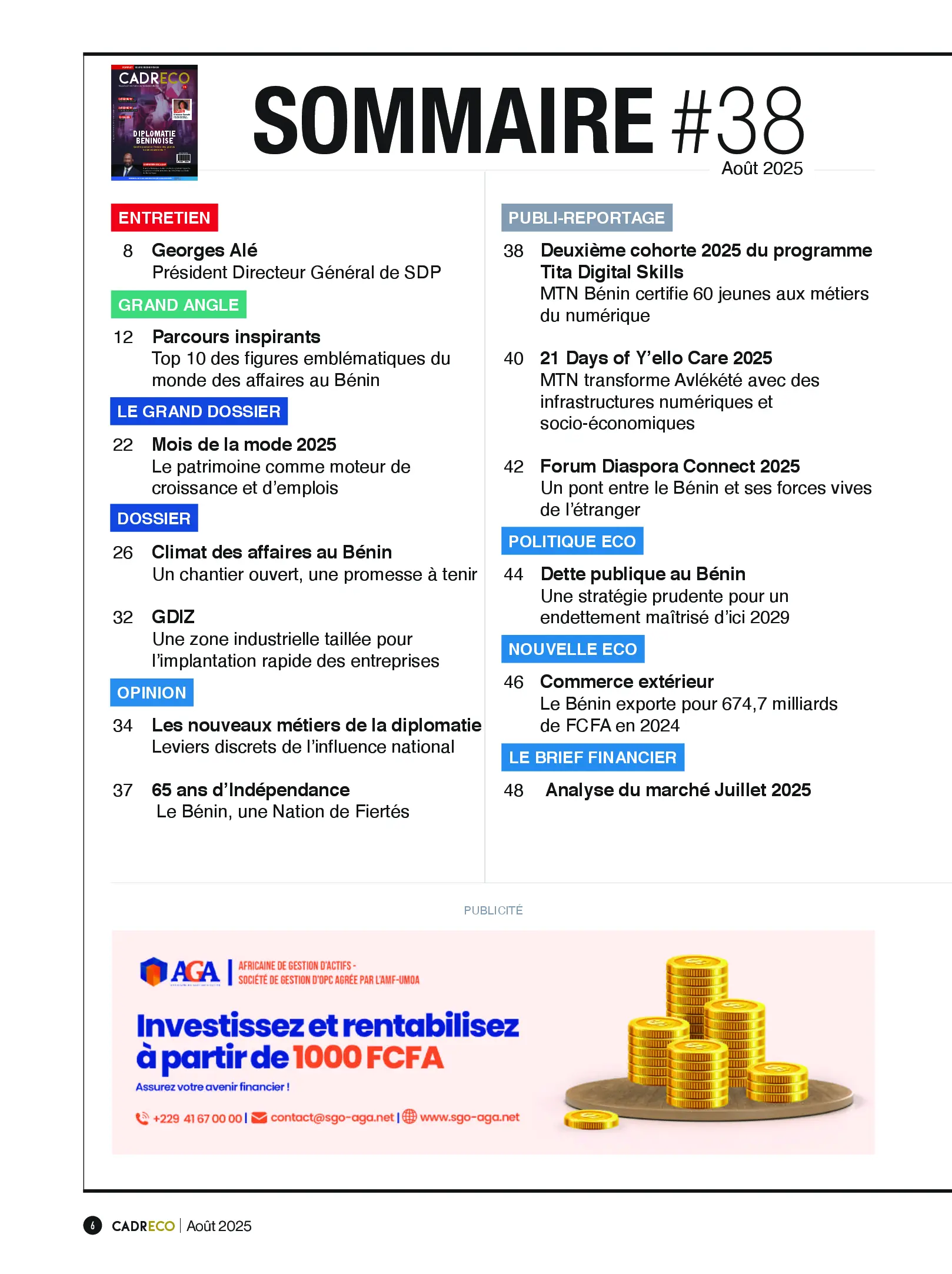 Page 6 du sommaire