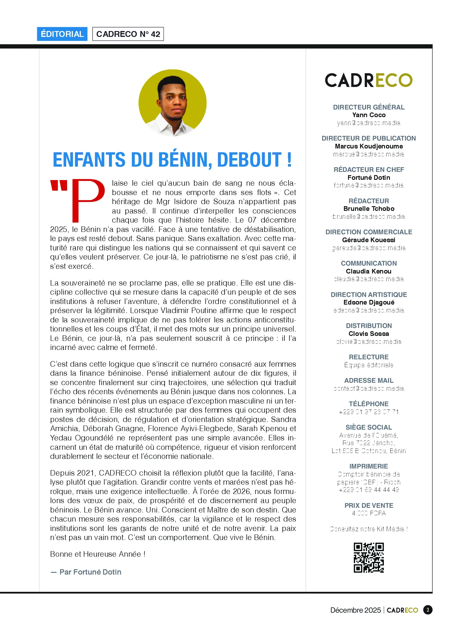 Page 3 du sommaire