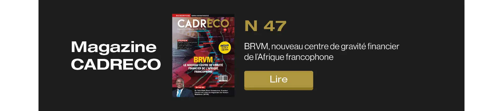 Publicité - CADRECO